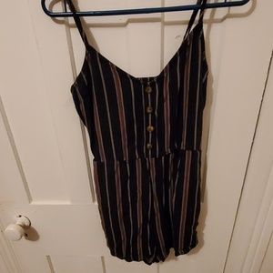 Striped romper